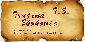 Trnjina Skoković vizit kartica
